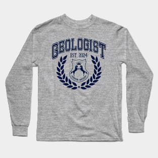 Custom Geology College Graduation Est 2024 Long Sleeve T-Shirt